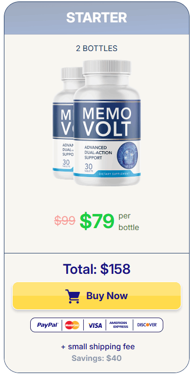 Order MemoVolt 1 Bottle